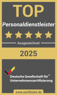 Siegel TOP Personaldienstleister 2025